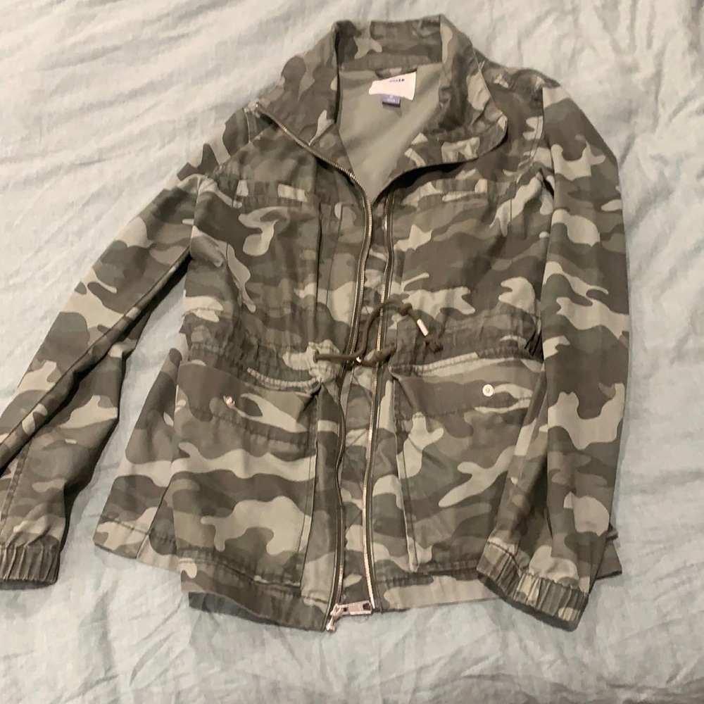 Old Navy Camo Canvas Jacket, Size M